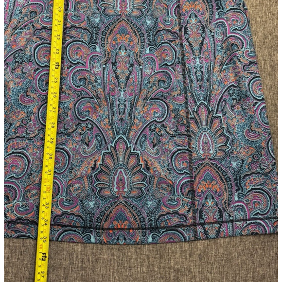 Title Nine Trouble Dress Istanbul Paisley in Bermuda Blue Multi Size 6 - Picture 5 of 8